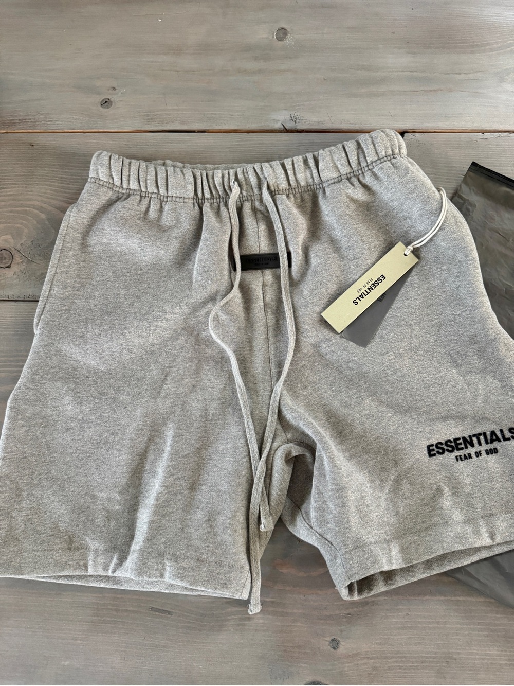 Fear of God Essentials Men's Light Gray Athletic Shorts
